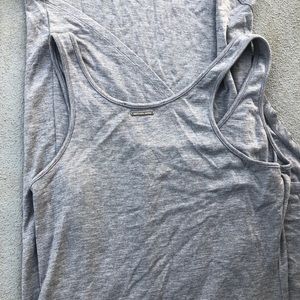 Micheal Kors Grey High Low Dress